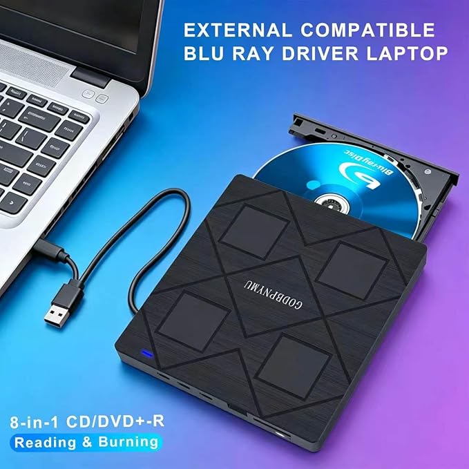External blu ray Drive, 8-in-1External blueray/DVD Drive - Image 5