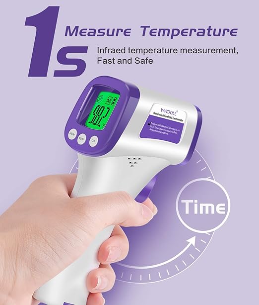 WWDOLL Thermometer for Adults Forehead Infrared Thermometer No Contact - Image 3