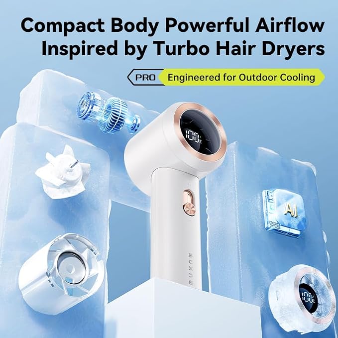Portable Fan For Travel Mini: Small Pocket Handheld Personal Rechargeable - Image 6