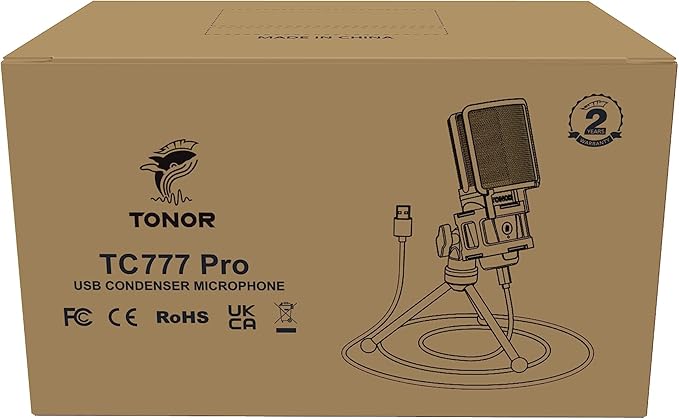 TONOR Gaming USB Microphone for PC, RGB Condenser Computer Mic - Image 9