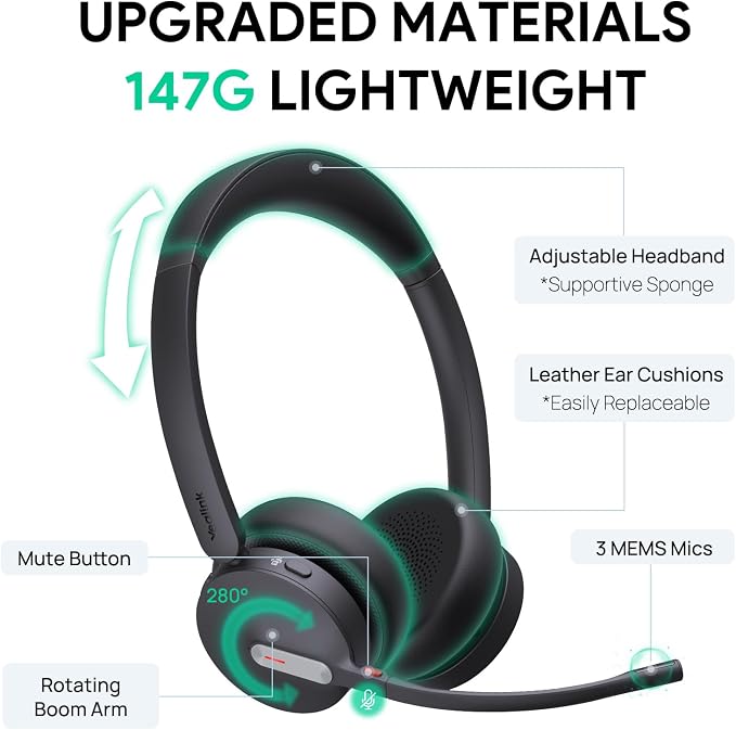 Yealink BH70 Dual Wireless Headset - Image 3