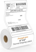 FungLam 4"X6" Thermal Shipping Labels, 4X6 Labels, Perforated, 250 Labels by FungLam