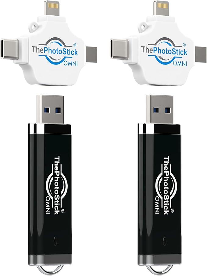ThePhotoStick® Omni 128GB USB Flash Drive & Memory Stick – Automatic Photo & - Image 9