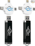 ThePhotoStick® Omni 128GB USB Flash Drive & Memory Stick – Automatic Photo & by ThePhotoStick