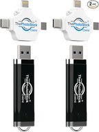 ThePhotoStick® Omni 128GB USB Flash Drive & Memory Stick – Automatic Photo & by ThePhotoStick