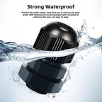 Cable Gland 20 Pack Plastic Waterproof Adjustable Connector 3-7mm PG7 Strain - Image 2