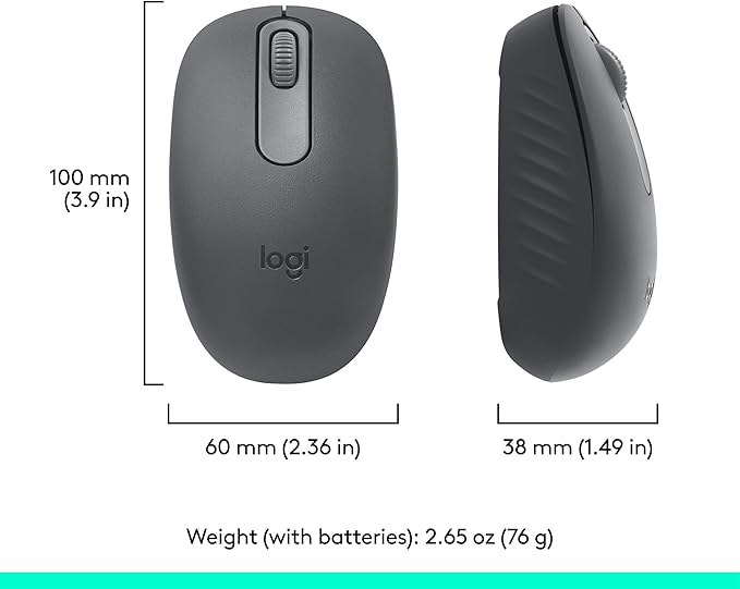 Logitech M196 Bluetooth Wireless Mouse, Compact and Portable Mouse - Image 8