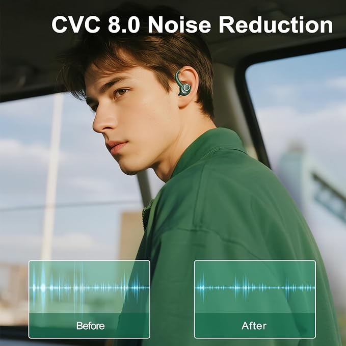 Wireless Earbuds Bluetooth 5.3 Headphones Sports, 48Hrs Playtime Bluetooth - Image 3