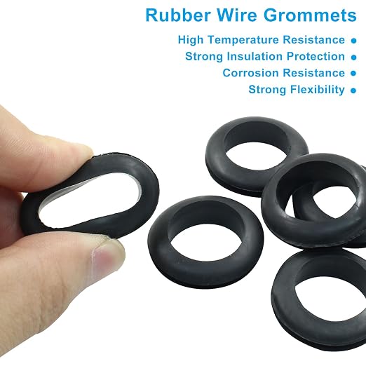 24 Pcs Rubber Grommets, 3/4" Inside Diameter 7/8" Drill Hole Rubber Wire - Image 3