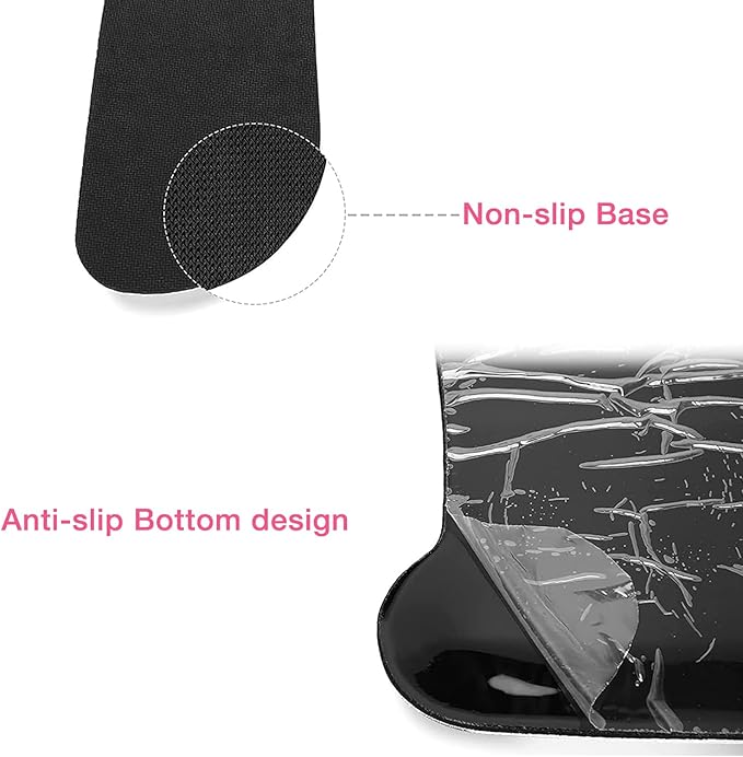 MOSISO Wrist Rest Support for Mouse Pad & Keyboard Set, Ergonomic Mousepad - Image 5
