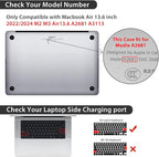 Compatible with MacBook Air 13.6 inch Case 2025 2024 2023 2022 Release M4 A3240 - Image 2