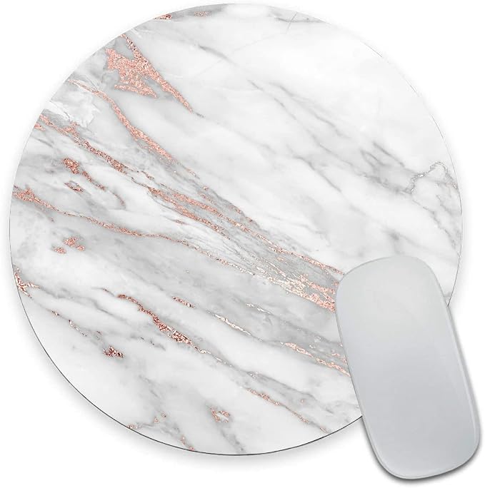 Premium Textured Round Mouse Pad by Armanza