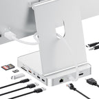 Upgraded 11 in 1 USB C Hub for iMac 24 inch USB Hub 2021 2023 2024 Support M.2 by PULWTOP