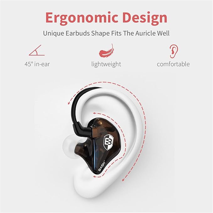 BASN Bsinger in Ear Monitor Headphones - Image 5