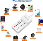 USB Charging Station 50w10A 12 Ports Multiple Charging Block, USB C Strip - Image 2