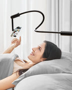 SAIJI Gooseneck Phone Holder for Bed, 360° Rotate Support Rod One-Hand - Image 4