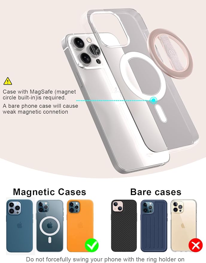 EWA MagOne Lite 3rd Gen Cell Phone Ring Holder, - Image 4