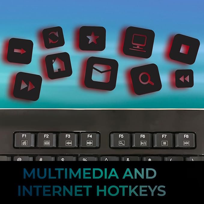 Adesso WKB-4400UB Wireless Desktop Touchpad Keyboard - Image 2