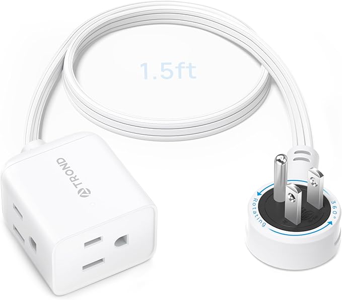TROND Short Extension Cord 1.5ft by TRONDOfficial
