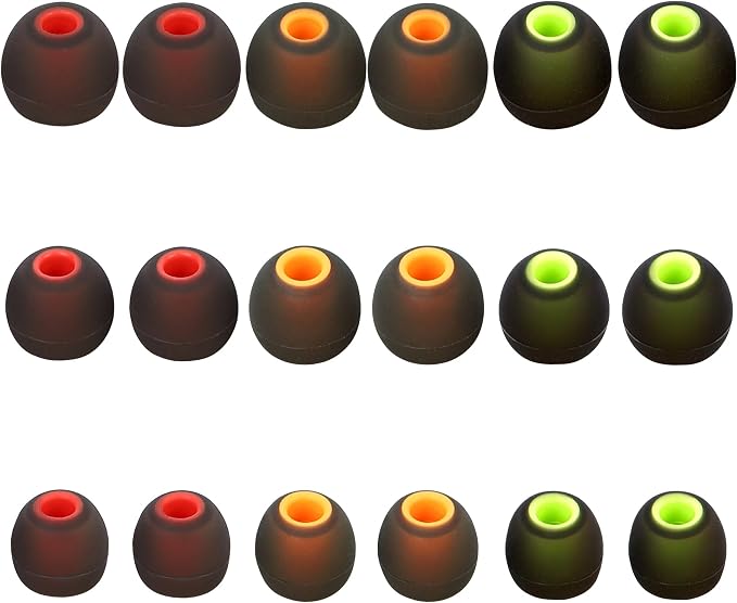 Silicone Replacement Earbud Covers Fit Most in-Ear Earbuds Headphone Ear Tips 9 by Unknown