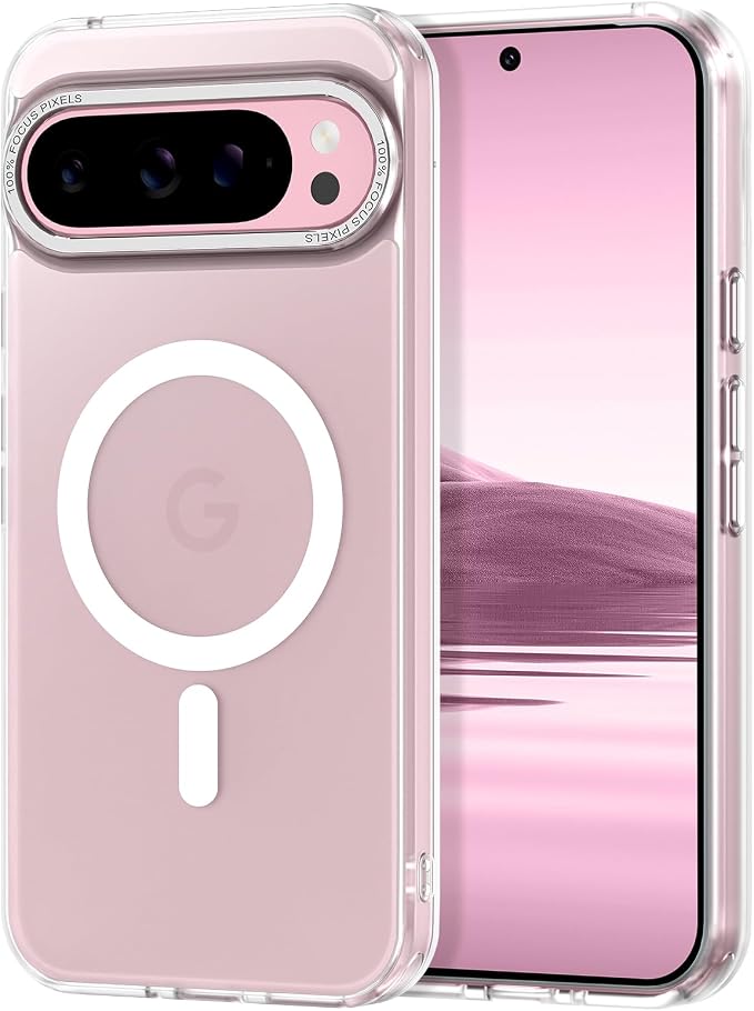 Magnetic for Google Pixel 9 Pro XL Case, Shockproof Slim Translucent Matte by Casehas