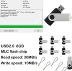 lcwamy 8GB Flash Drives 50 Pack USB Drives Bulk USB Flash Drive 50 Pack Thumb - Image 2