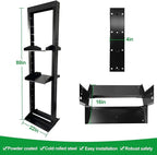 2 Post 42U Open Frame Server Rack 2-Post Server Rack Network Rack, No Tray - Image 2