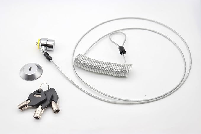 10-Foot Retractable Anti-Theft Steel Cable Lock by LORADAR