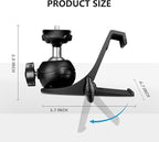 RAUBAY 【CM01】 Monitor Top Camera Mount Clamp, Hanging Webcam Stand - Image 2