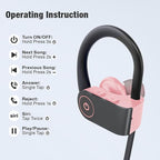 JOYWISE Bluetooth Headphones, Wireless Headphones 16H Playtime Wireless Earbuds - Image 2