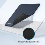 TECKNET Mouse Pad with Anti-fray Stitchin, Waterproof Surface & Non-Slip Rubber - Image 4