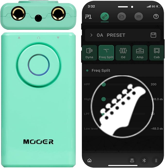 MOOER PRIME P1 Intelligent Pedal Surf Green by MOOER