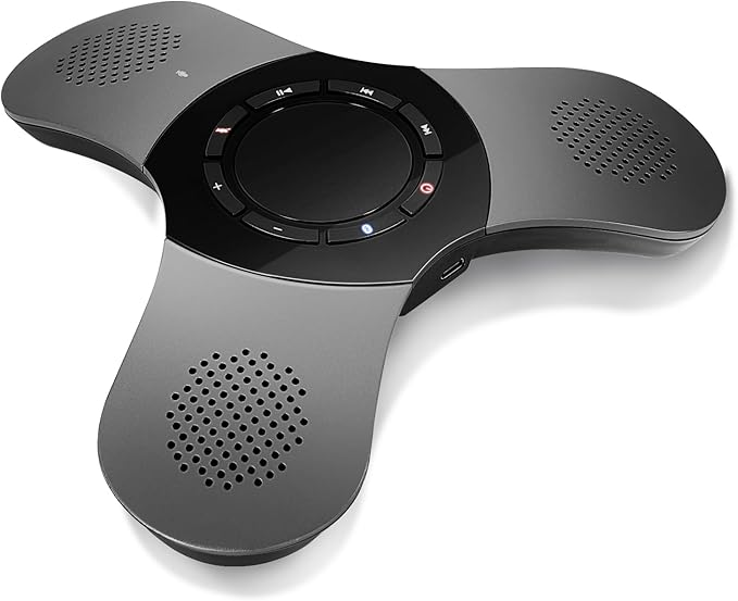Conference Speaker with Microphone 360°Voice Pickup USB-C Speakerphone Home by Svemei