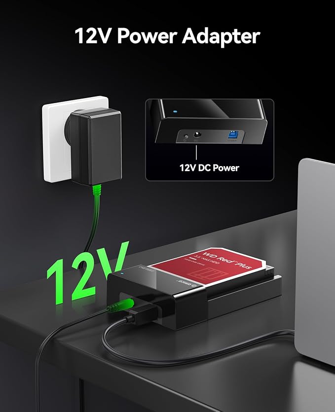 ORICO External USB 3.0 to SATA Hard Drive Lay-Flat Docking Station - Image 7