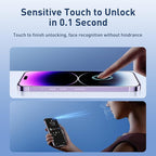 for iPhone 14 Pro Max Screen Protector Blue Light Full Coverage Dynamic Island - Image 2