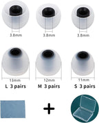 Earbud Tips Ear Bud Tips Soft Anti Slip Washable and Reusable Silicone - Image 2