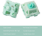 Akko Botany Keyboard Switch for Mechanical Gaming Keyboard, 5-Pin 38gf Linear - Image 2