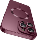 Magnetic for iPhone 14 Pro Max Case Slim Soft TPU Bumper Shockproof Metallic by LEKEVO