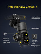 Gimbal Stabilizer for Smartphone, 3-Axis Industry-Standard Gimbal w/360°Rotation - Image 6