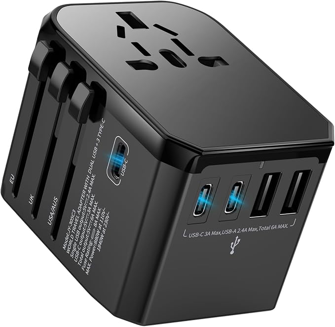 Universal Travel Adapter International Plug by HICHOR