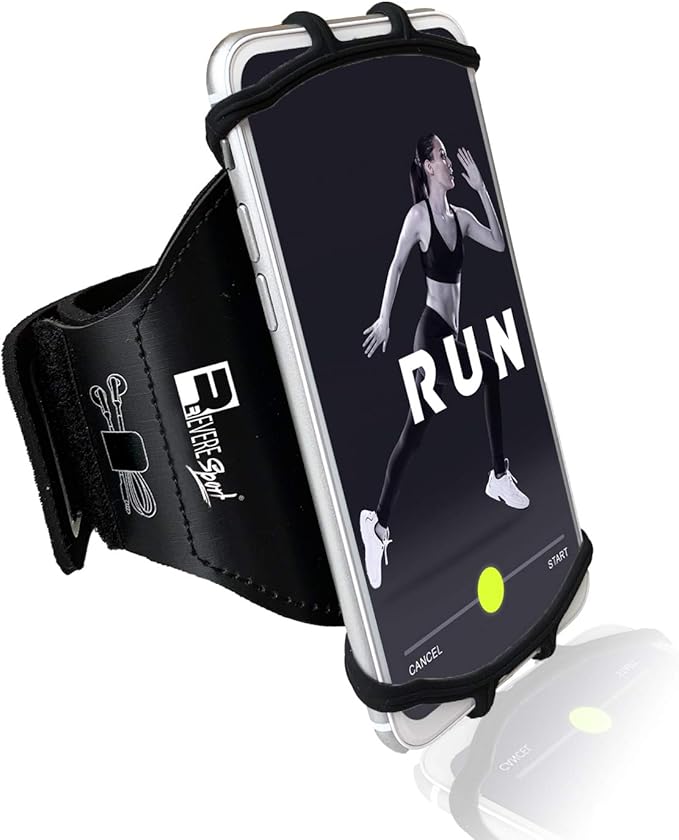 RevereSport Universal iPhone Running Armband. Phone Holder Case by RevereSport