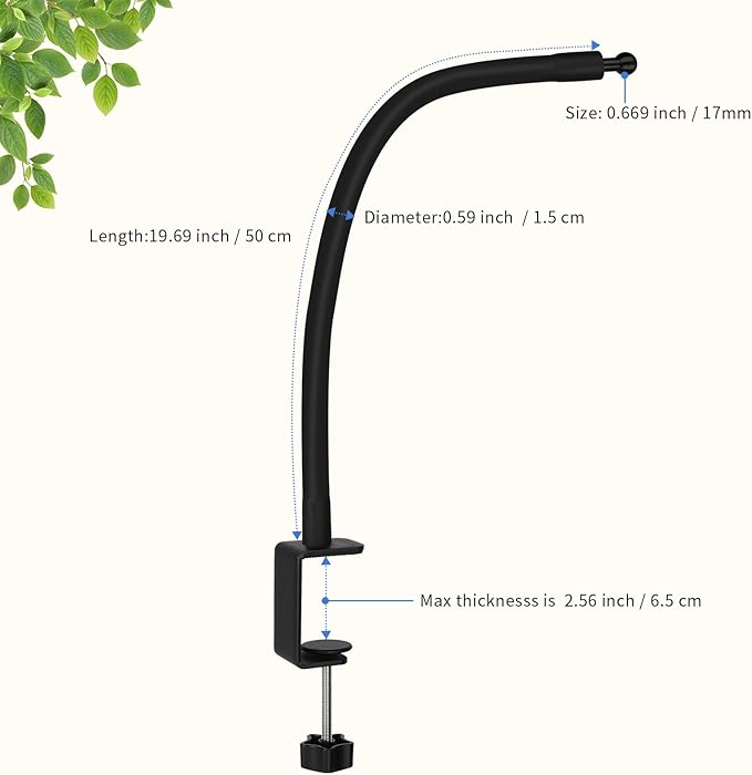 Tablet Stand Holder, Gooseneck Desktop iPad Mount - Image 4