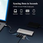 USB C Docking Station, Minthouz 12-in-1 Laptop Docking Station Dual Monitor - Image 8