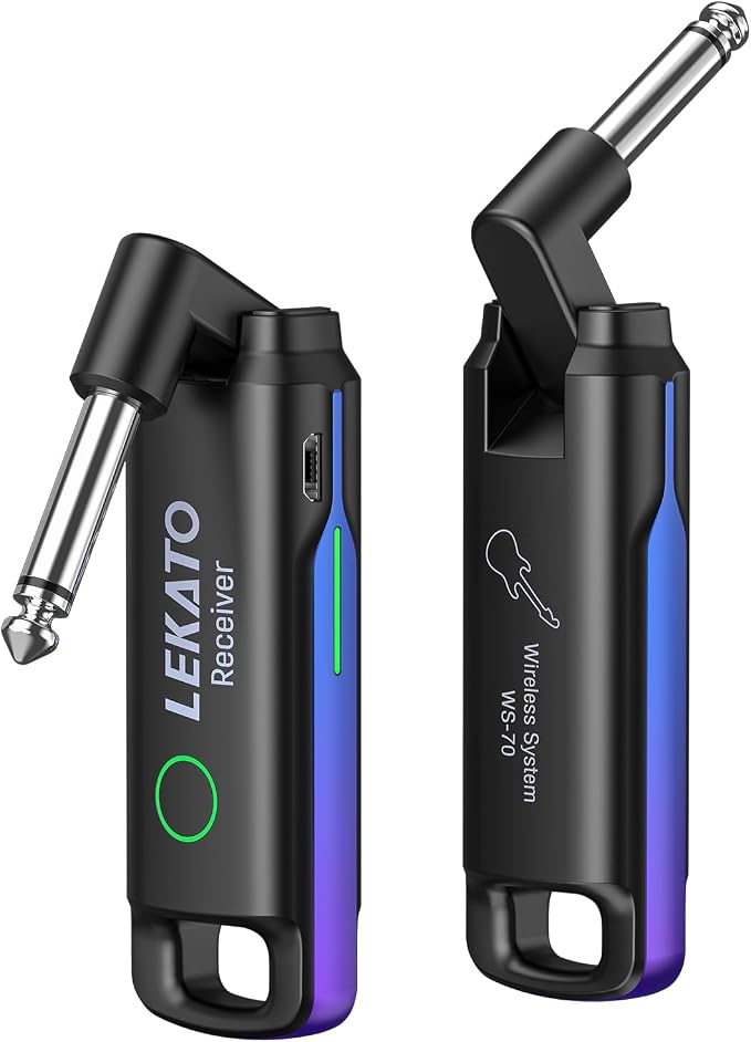 LEKATO Wireless Guitar System UHF Wireless Guitar Transmitter Receiver - Image 8