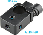 CAMVATE 15mm Single Rod Clamp for Camera DIY Accessories - Image 2