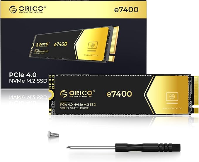 ORICO 512GB NVMe SSD PCIe 4.0- Up to 7200MB/s, M.2 2280 PCIe 4.0X4 Internal - Image 2
