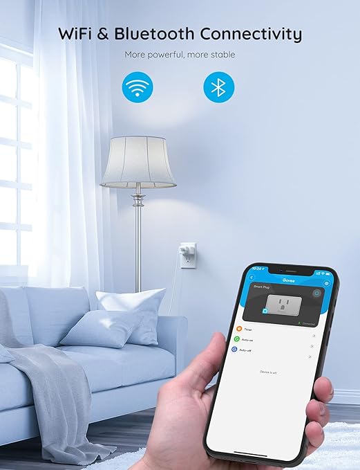 Govee Smart Plug 15A, WiFi Bluetooth Outlets 4 Pack Work - Image 8