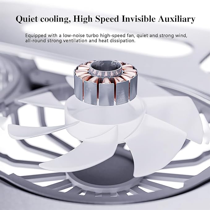 Adjustable Laptop Stand with Cooling Fan, Aluminium Alloy Multi-Angle Computer - Image 7