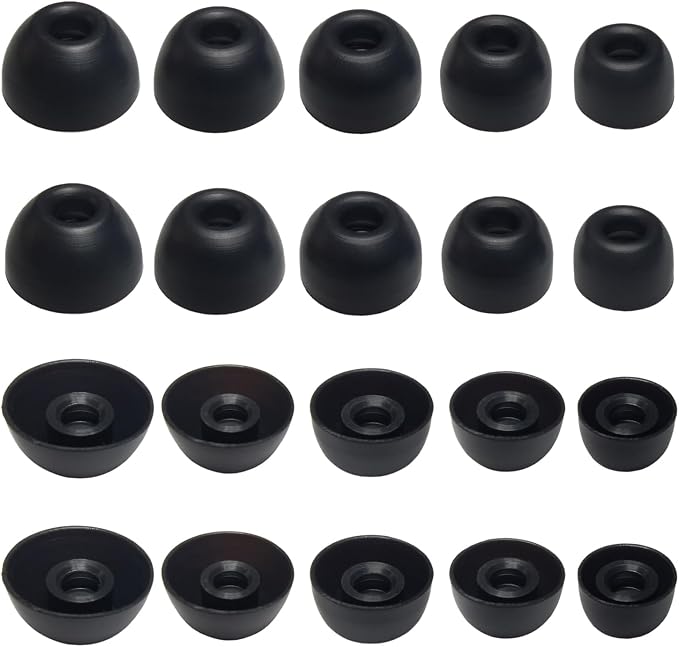 Silicone Earbuds Tips for Powerbeats Pro2 Replacement Ear Tips 10 Pairs by EarbudsTipsAccessories