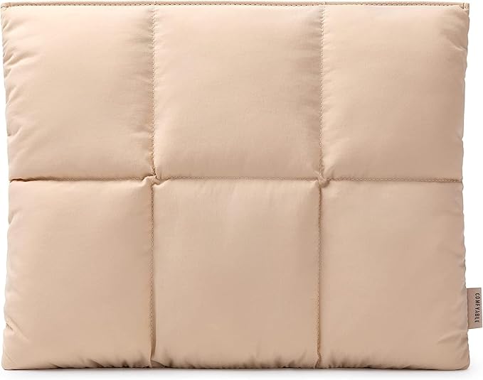 Comfyable Puffy Laptop Sleeve 13 Inch 14 Inch, Quilted Puffer Laptop Carrying by Comfyable